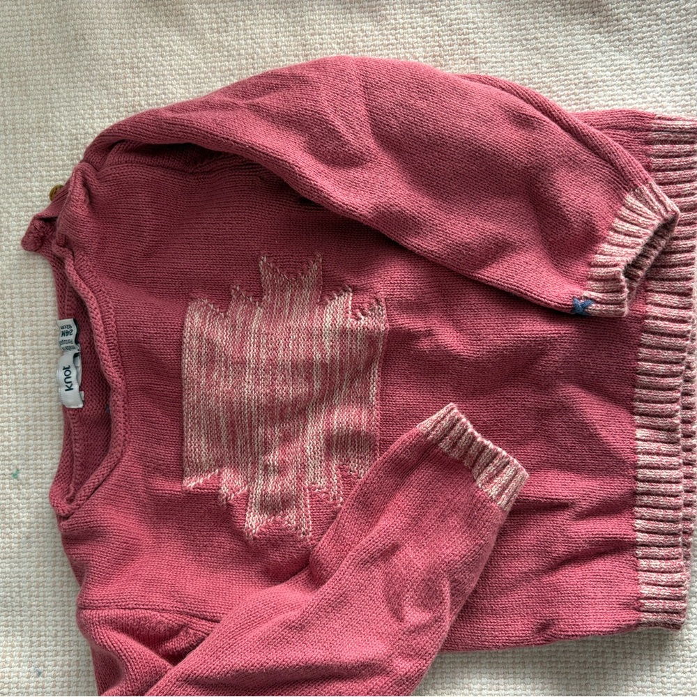 Pink Knit Sweater for Kids
